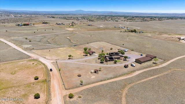 1445 S Table Mountain Rd, Chino Valley, AZ 86323 - aerial overview of property's location with rural landscape, mountains, and a desert landscape