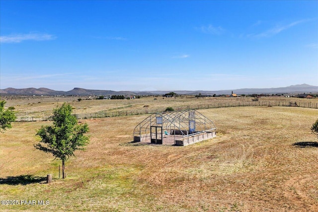 1445 S Table Mountain Rd, Chino Valley, AZ 86323 - view of yard with a view of rural / pastoral area and a mountain view