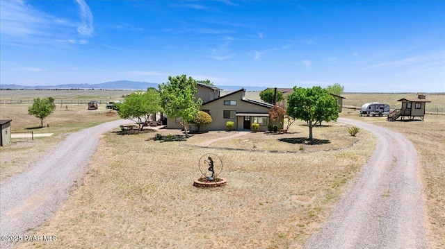 1445 S Table Mountain Rd, Chino Valley, AZ 86323 - view of property hidden behind natural elements with dirt driveway and a mountain view
