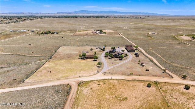 1445 S Table Mountain Rd, Chino Valley, AZ 86323 - aerial view of property's location with rural landscape, a mountainous background, and a desert landscape