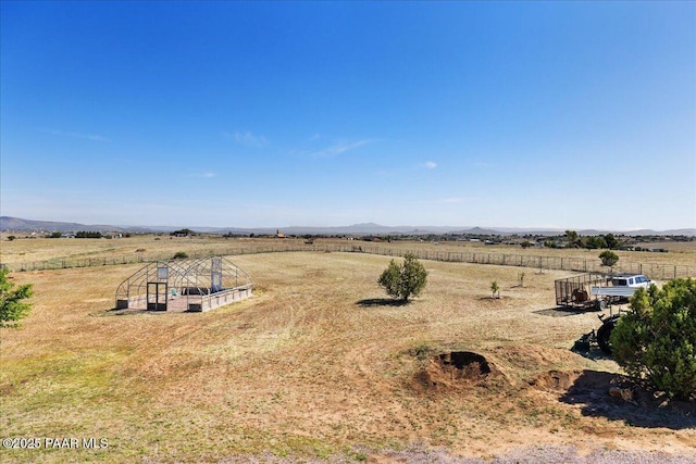 1445 S Table Mountain Rd, Chino Valley, AZ 86323 - view of yard with a view of countryside and a mountain view