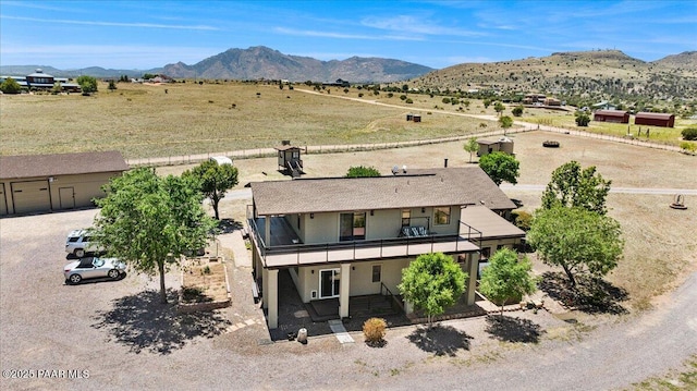 1445 S Table Mountain Rd, Chino Valley, AZ 86323 - overview of rural landscape with a mountainous background