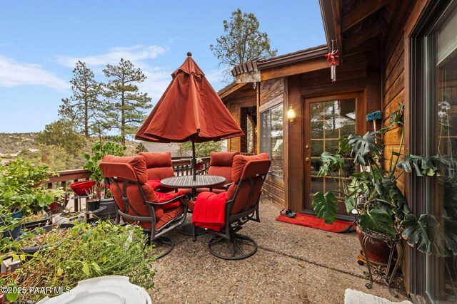 view of patio