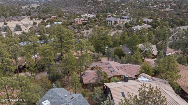 drone / aerial view featuring a residential view