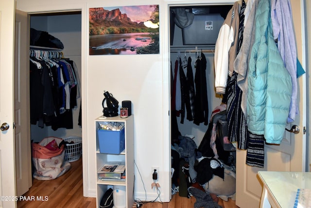 view of closet