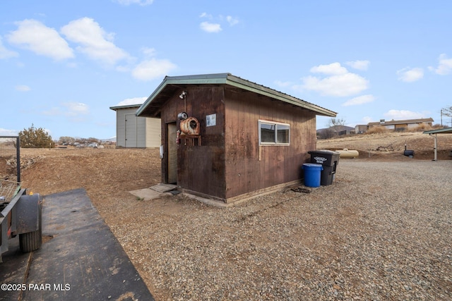 view of outbuilding