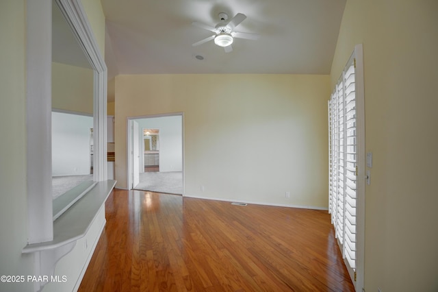 2312 Loma Vista Dr, Prescott, AZ 86305 - empty room featuring wood finished floors, baseboards, and ceiling fan