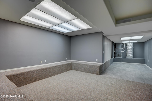 2312 Loma Vista Dr, Prescott, AZ 86305 - finished basement with visible vents, carpet floors, and baseboards