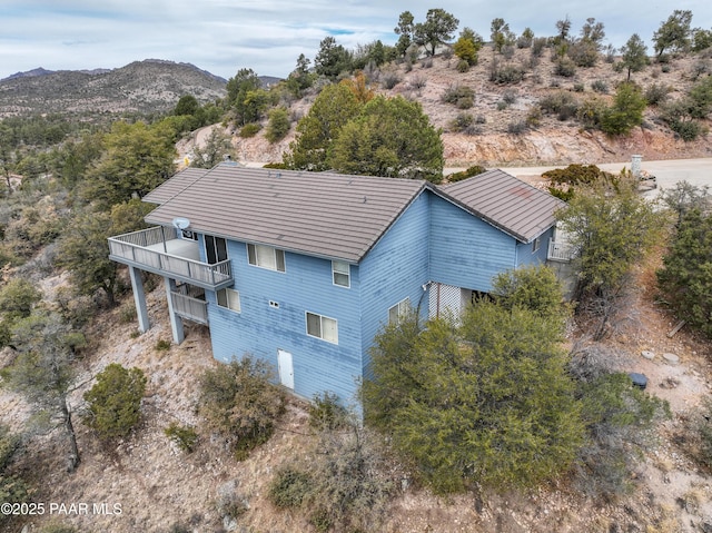 2312 Loma Vista Dr, Prescott, AZ 86305 - bird's eye view with a mountain view