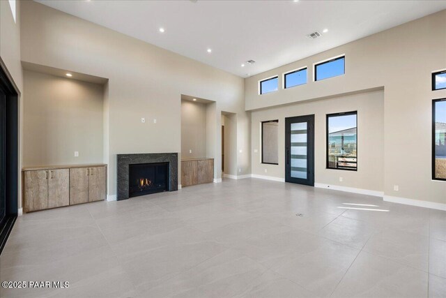5285 High Cliff Way, Prescott, AZ 86301 - unfurnished living room with a towering ceiling