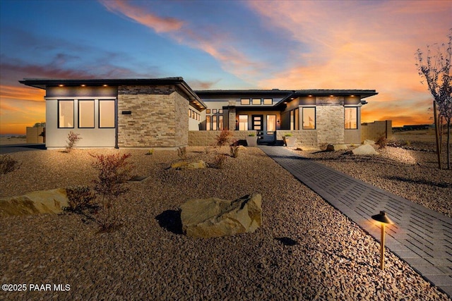 5285 High Cliff Way, Prescott, AZ 86301 - view of prairie-style home