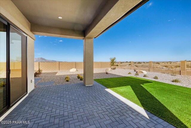 5285 High Cliff Way, Prescott, AZ 86301 - view of patio with a mountain view