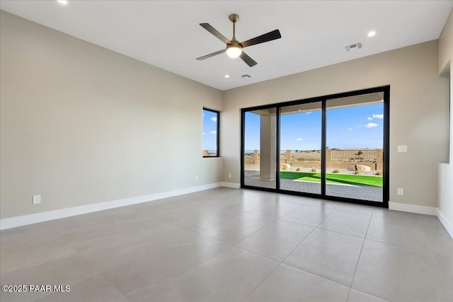 5285 High Cliff Way, Prescott, AZ 86301 - spare room with ceiling fan