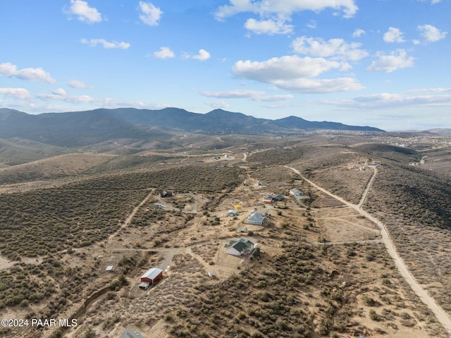 11645 E Prescott Dells Rnch Rd, Dewey-Humboldt, AZ 86327 - aerial view featuring a mountain view