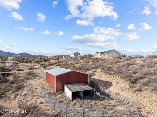 11645 E Prescott Dells Rnch Rd, Dewey-Humboldt, AZ 86327 - view of outdoor structure featuring a mountain view