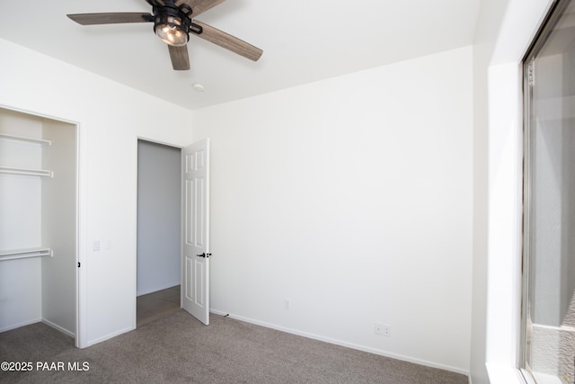 6560 E Brombil St, Prescott Valley, AZ 86314 - unfurnished bedroom featuring carpet, ceiling fan, and baseboards
