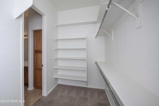 6560 E Brombil St, Prescott Valley, AZ 86314 - walk in closet featuring carpet flooring and tile patterned floors
