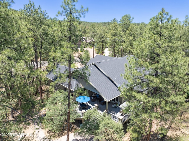 1021 Sheriffs Posse Trl, Prescott, AZ 86303 - view of subject property with a forest