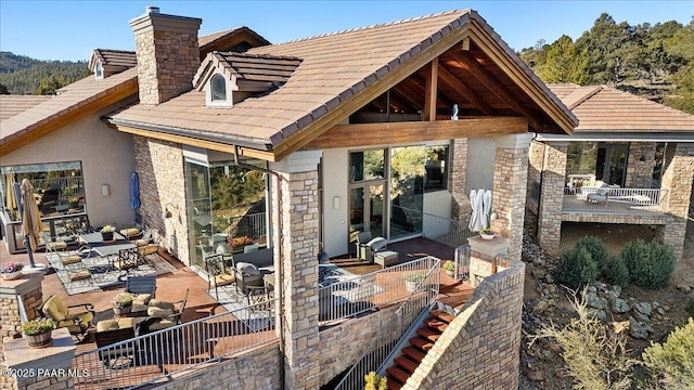 back of house featuring a patio area