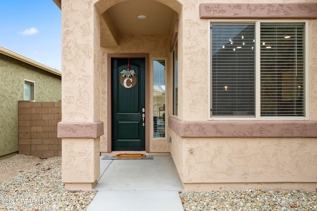 view of property entrance