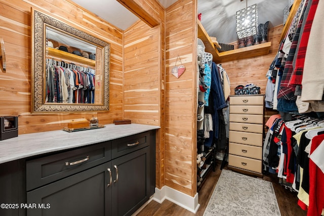 6231 S Champion Way Rd, Prescott, AZ 86303 - spacious closet with dark wood-style floors