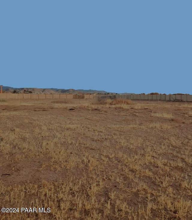 property view of mountains with a rural view