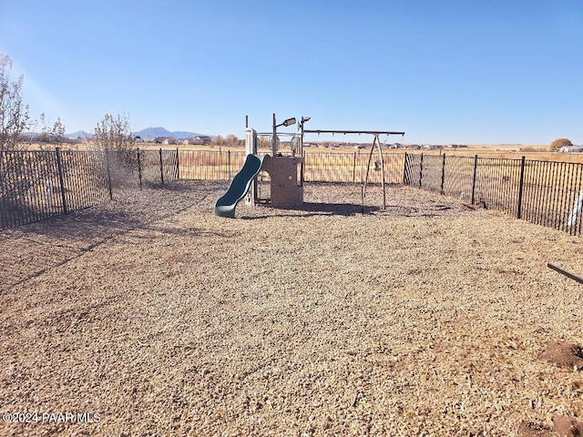 view of jungle gym