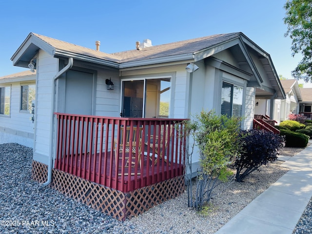 3070 Smokey Rd Unit 17E, Prescott, AZ 86301 - ranch-style home with a wooden deck