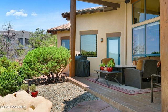 2253 Shadow Ridge Rd, Prescott, AZ 86305 - view of patio / terrace featuring a grill