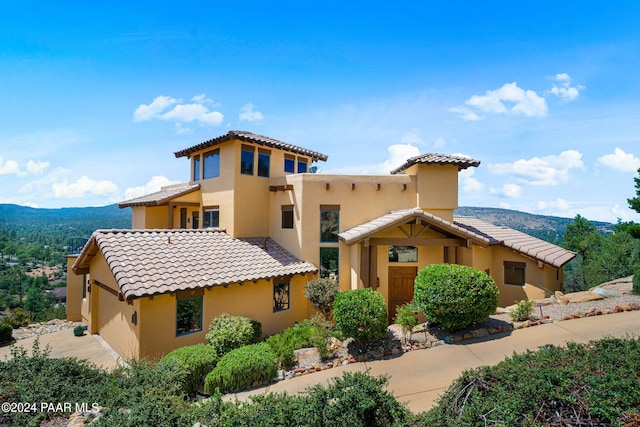 2253 Shadow Ridge Rd, Prescott, AZ 86305 - view of front of property with a tile roof and stucco siding