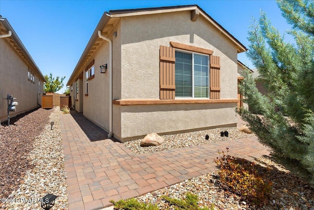 1364 Towhee Trl, Prescott, AZ 86305 - view of home's exterior featuring stucco siding and a patio area