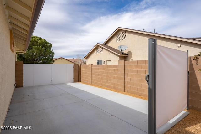 view of patio / terrace with fence