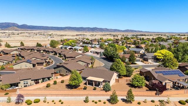 7876 N Siesta Sunset Ln, Prescott Valley, AZ 86315 - bird's eye view featuring a residential view and a mountain view
