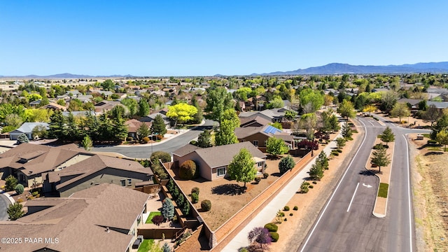 7876 N Siesta Sunset Ln, Prescott Valley, AZ 86315 - aerial view featuring a residential view and a mountain view