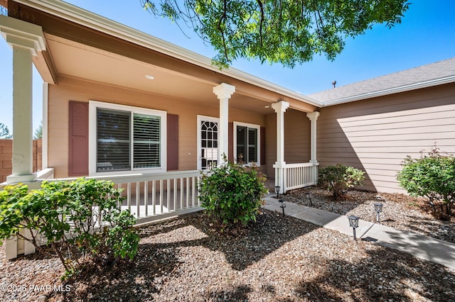 7876 N Siesta Sunset Ln, Prescott Valley, AZ 86315 - entrance to property with covered porch