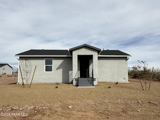19996 E Ocotillo Dr, Mayer, AZ 86333 - back of house with stucco siding and entry steps