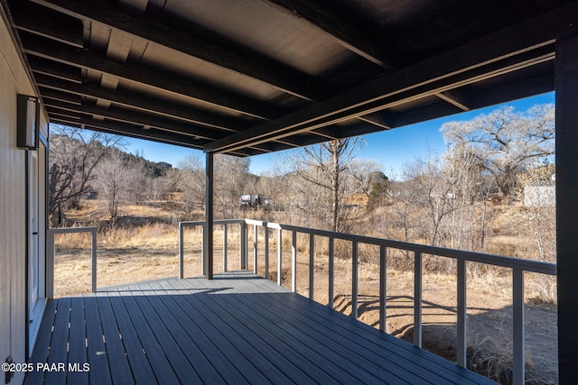 view of deck