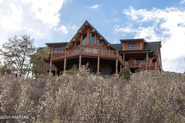 view of rear view of house