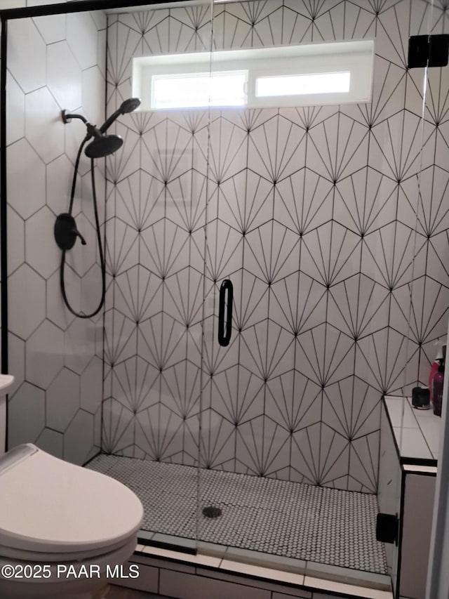 11040 Singletree Trl, Dewey-Humboldt, AZ 86327 - bathroom with a stall shower and healthy amount of natural light