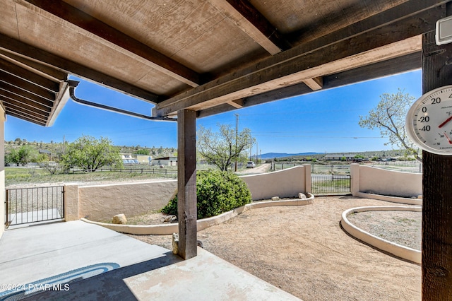 view of patio