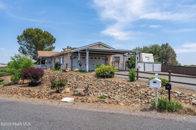 11755 Hondo Hts, Dewey-Humboldt, AZ 86327 - single story home with an attached garage and a chimney