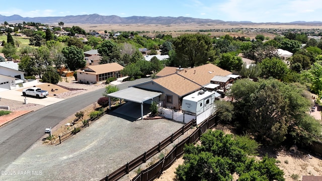 11755 Hondo Hts, Dewey-Humboldt, AZ 86327 - aerial perspective of suburban area with a mountainous background