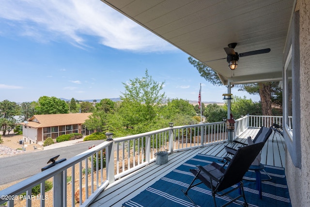 11755 Hondo Hts, Dewey-Humboldt, AZ 86327 - view of wooden terrace