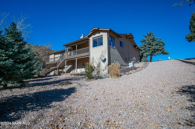 view of back of property