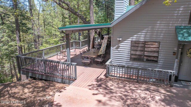 view of deck