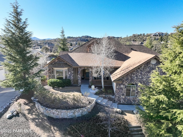 view of front of home