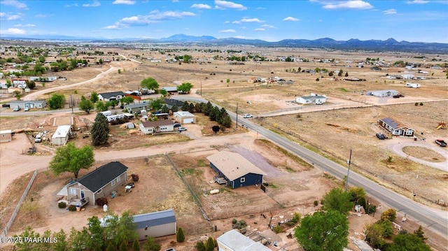 25355 N Catalina St, Paulden, AZ 86334 - birds eye view of property featuring view of desert, a mountain view, and a rural view