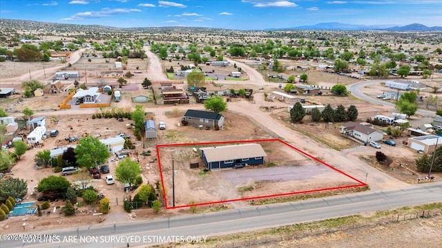 25355 N Catalina St, Paulden, AZ 86334 - birds eye view of property with a mountain view
