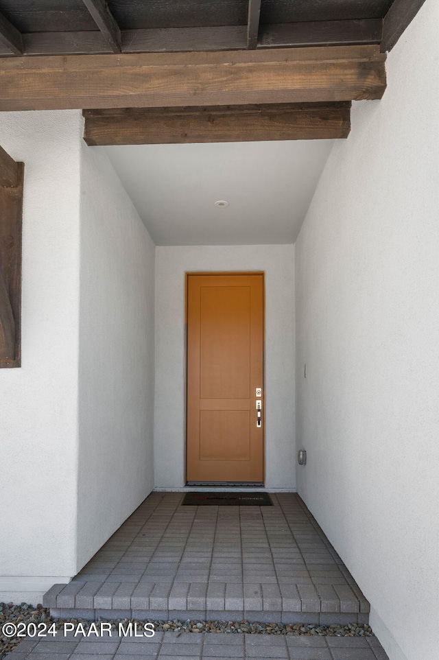 1324 Rockwood Dr, Prescott, AZ 86305 - doorway to property featuring stucco siding