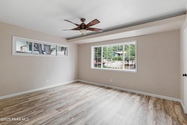 315 N Robinson Dr, Prescott, AZ 86303 - unfurnished room with wood finished floors, baseboards, and a ceiling fan